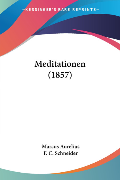 Meditationen (1857) Meditationen (1857)