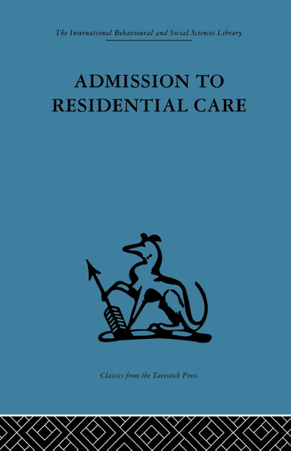 Admission to Residential Care Admission to Residential Care