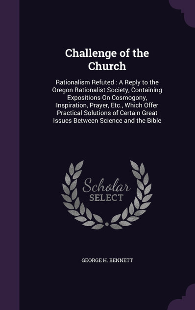 Challenge of the Church Challenge of the Church