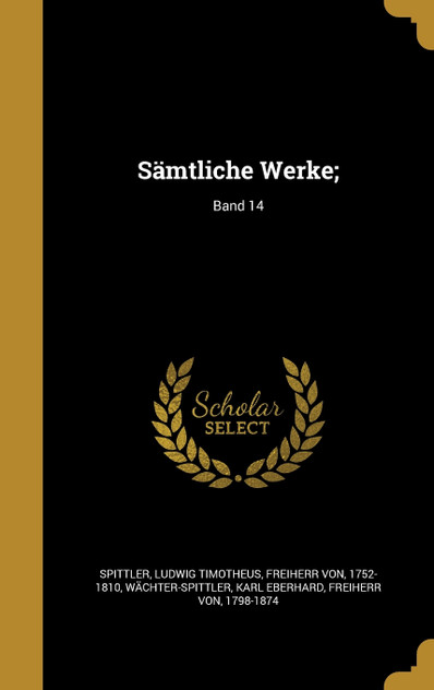 Sämtliche Werke;; Band 14