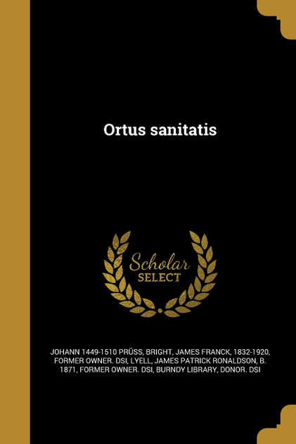 Ortus sanitatis Ortus sanitatis