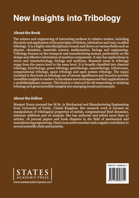 New Insights into Tribology