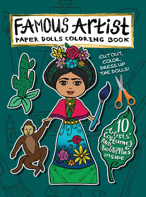 Famous Artist Paper Doll Coloring Book Famous Artist Paper Doll Coloring Book