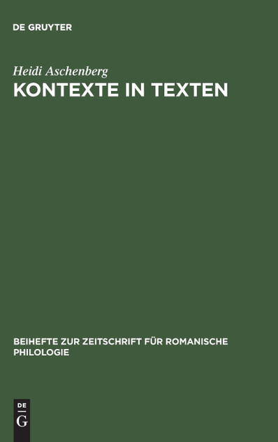Kontexte in Texten