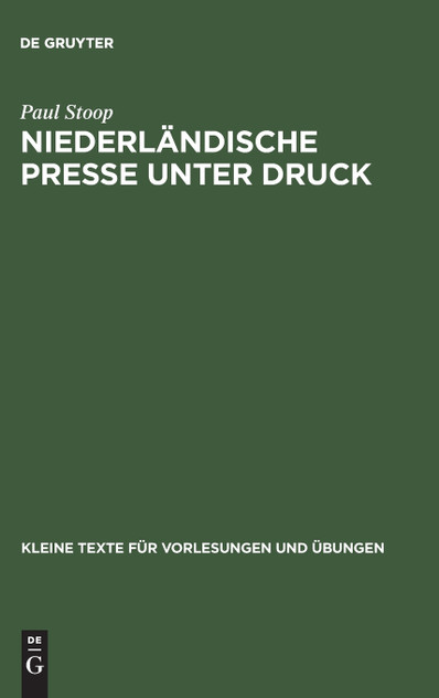 Niederländische Presse unter Druck