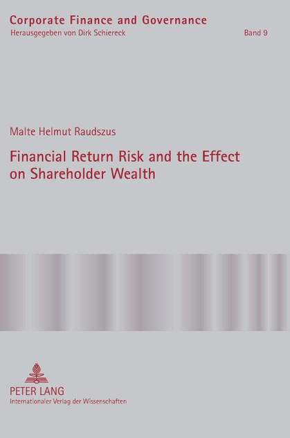 Financial Return Risk and the Effect on Shareholder Wealth
