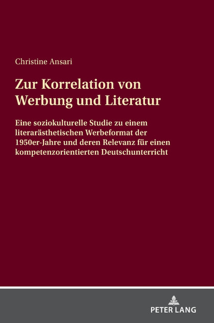 Zur Korrelation von Werbung und Literatur Zur Korrelation von Werbung und Literatur