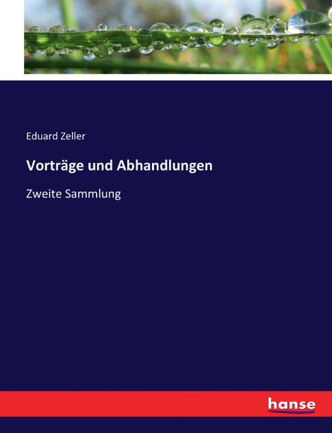 Vorträge und Abhandlungen Vorträge und Abhandlungen