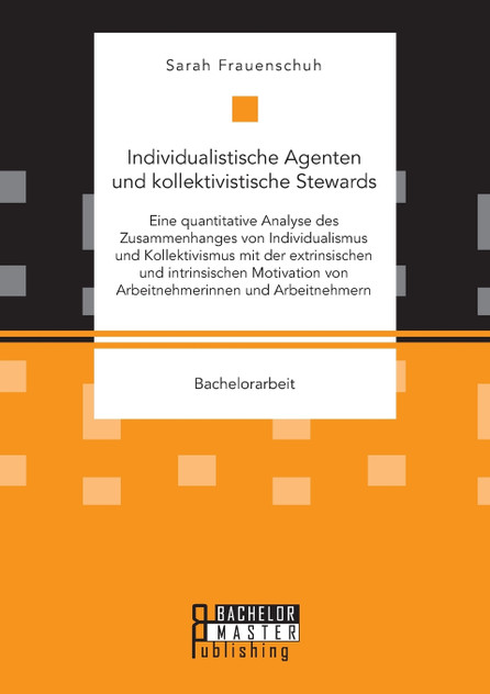 Individualistische Agenten und kollektivistische Stewards. Eine quantitative Analyse des Zusammenhanges von Individualismus und Kollektivismus mit der extrinsischen und intrinsischen Motivation von Arbeitnehmerinnen und Arbeitnehmern