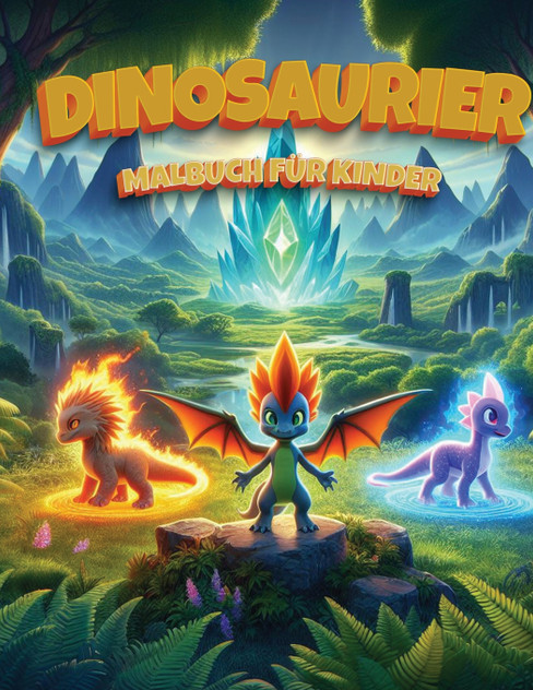 Dinosaurier - Malbuch für Jungen
