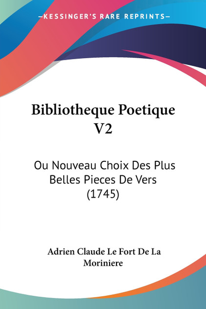 Bibliotheque Poetique V2 Bibliotheque Poetique V2