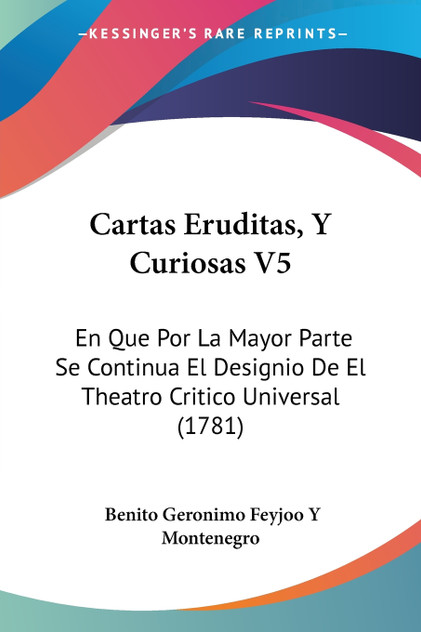Cartas Eruditas, Y Curiosas V5 Cartas Eruditas, Y Curiosas V5