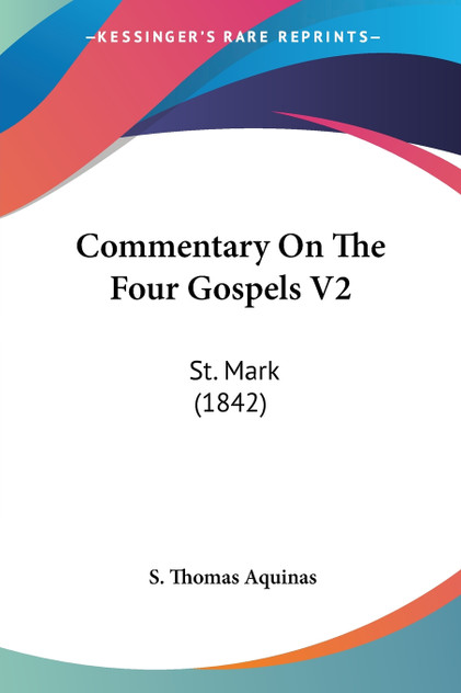 Commentary On The Four Gospels V2 Commentary On The Four Gospels V2