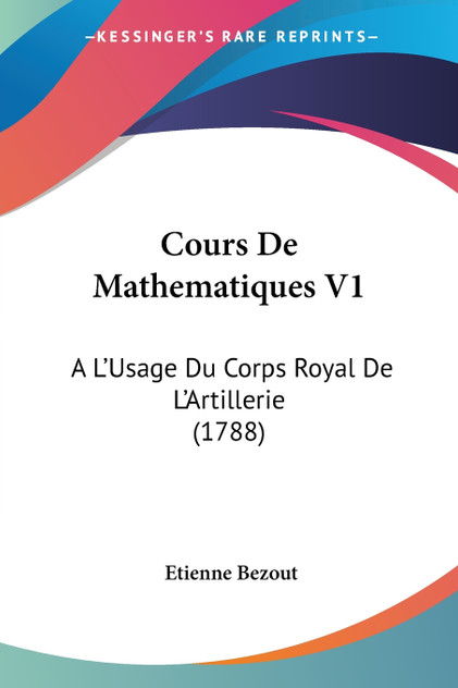 Cours De Mathematiques V1 Cours De Mathematiques V1