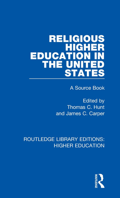 Religious Higher Education in the United States
