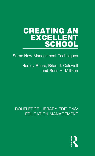 Creating an Excellent School Creating an Excellent School
