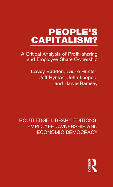 People's Capitalism? People's Capitalism?
