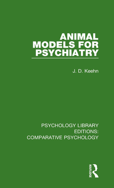 Animal Models for Psychiatry Animal Models for Psychiatry