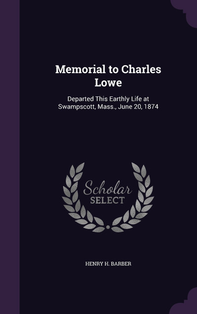 Memorial to Charles Lowe Memorial to Charles Lowe