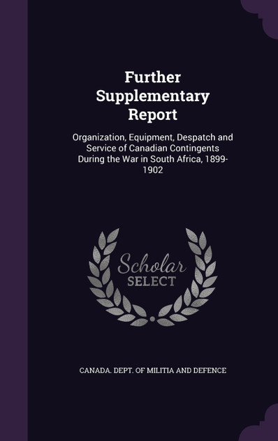 Further Supplementary Report