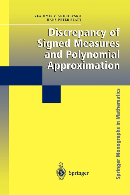 Discrepancy of Signed Measures and Polynomial Approximation