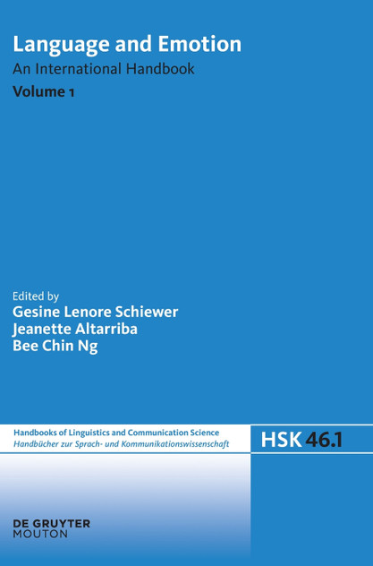 Handbücher zur Sprach- und Kommunikationswissenschaft / Handbooks of Linguistics and Communication Science [HSK]  Language and Emotion