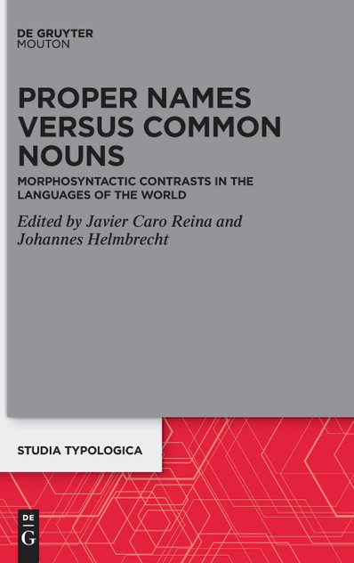 Proper Names versus Common Nouns Proper Names versus Common Nouns