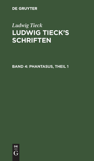 Phantasus, Theil 1 Phantasus, Theil 1