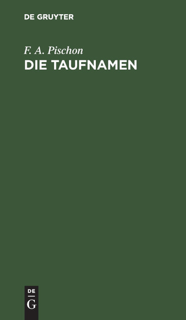 Die Taufnamen