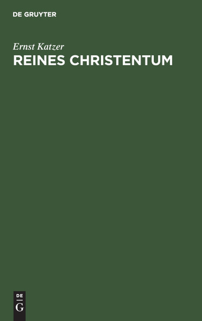 Reines Christentum