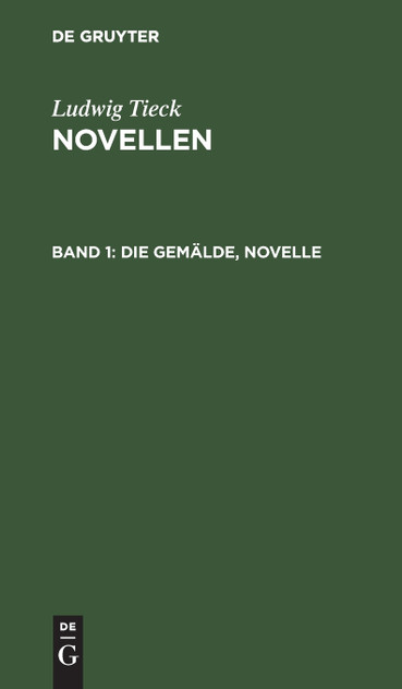 Die Gemälde, Novelle