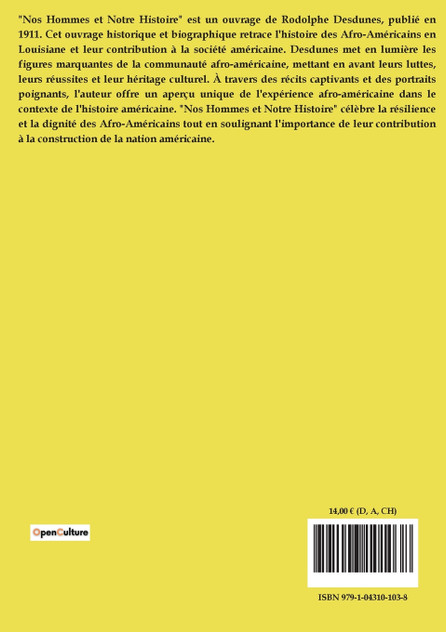 Nos Hommes et Notre Histoire Nos Hommes et Notre Histoire