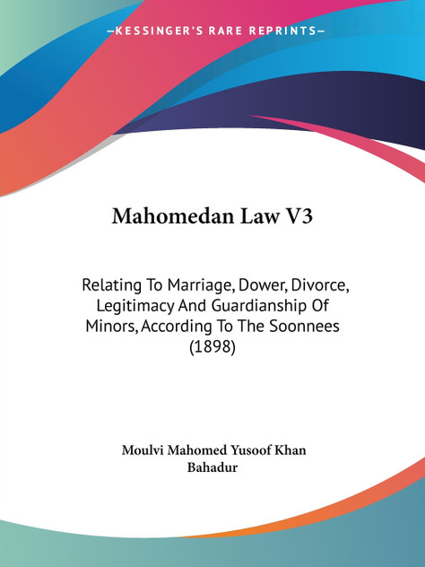 Mahomedan Law V3