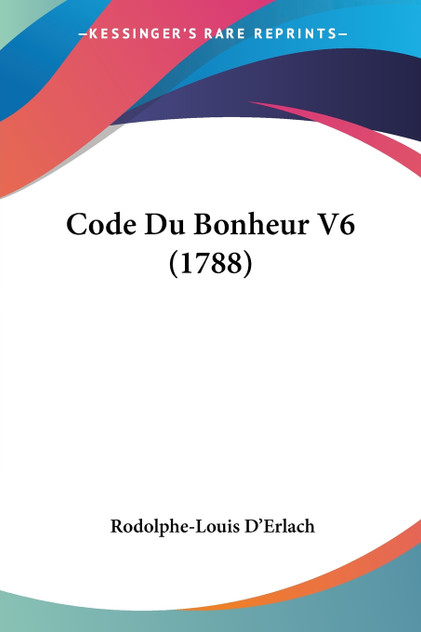 Code Du Bonheur V6 (1788) Code Du Bonheur V6 (1788)