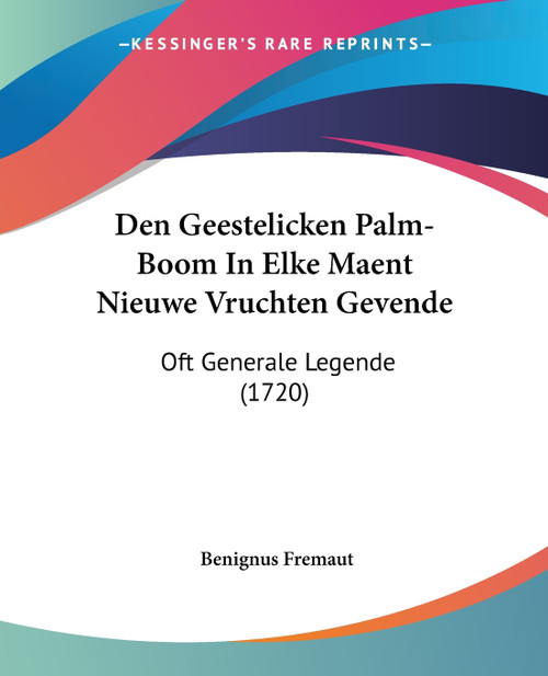 Den Geestelicken Palm-Boom In Elke Maent Nieuwe Vruchten Gevende