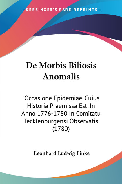 De Morbis Biliosis Anomalis