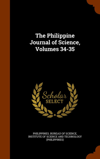 The Philippine Journal of Science, Volumes 34-35