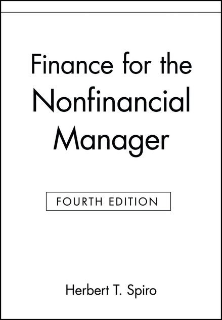 Finance for the Nonfinancial Manager Finance for the Nonfinancial Manager