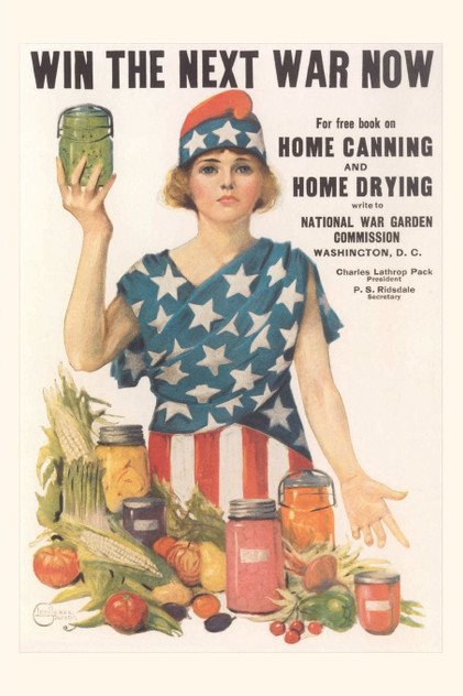 Vintage Journal Poster Encouraging Canning Vintage Journal Poster Encouraging Canning