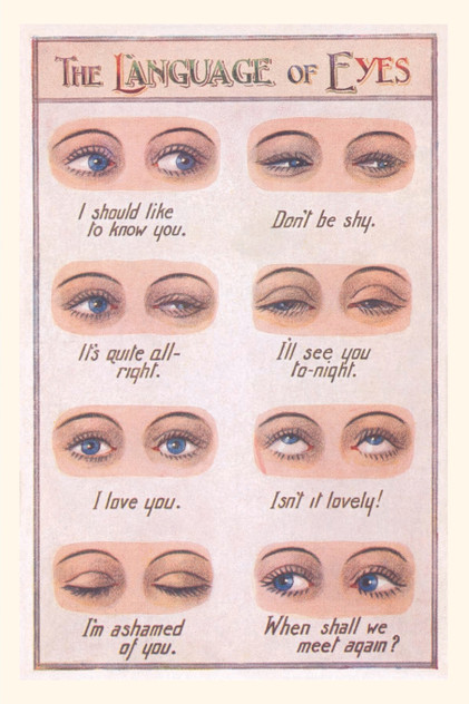Vintage Journal Language of Eyes Vintage Journal Language of Eyes