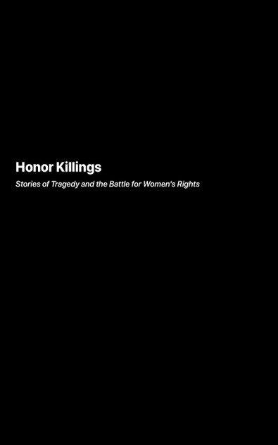 Honor Killings Honor Killings