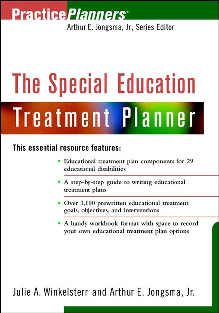 The Special Education Treatment Planner The Special Education Treatment Planner