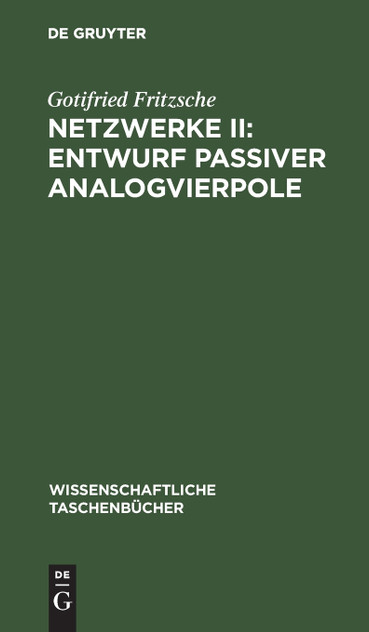 Netzwerke II Netzwerke II
