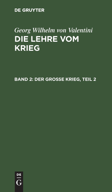 Der große Krieg, Teil 2 Der große Krieg, Teil 2
