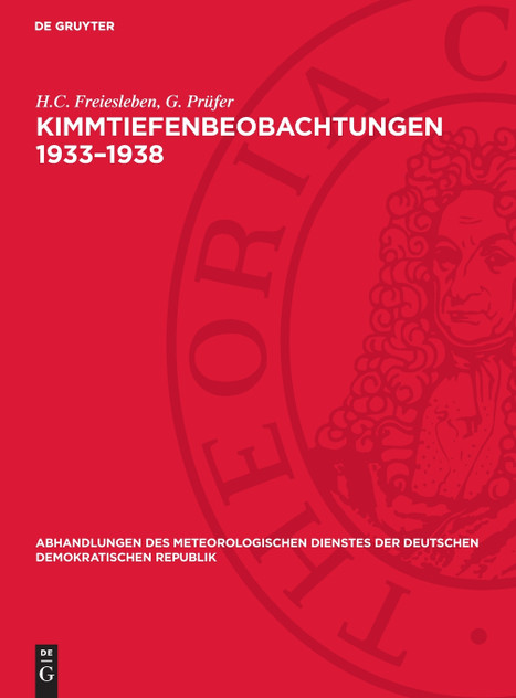 Kimmtiefenbeobachtungen 1933-1938