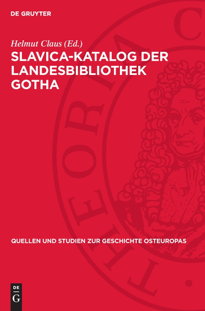 Slavica-Katalog der Landesbibliothek Gotha Slavica-Katalog der Landesbibliothek Gotha