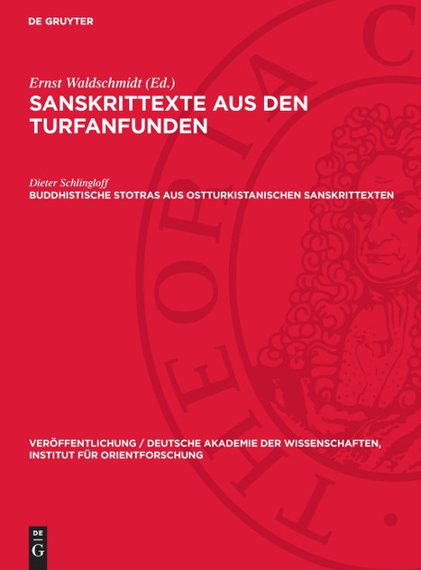 Buddhistische Stotras aus ostturkistanischen Sanskrittexten