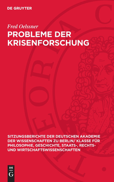 Probleme der Krisenforschung