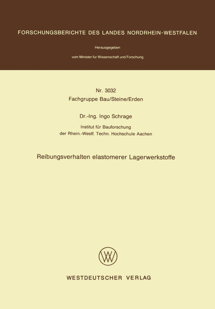 Reibungsverhalten elastomerer Lagerwerkstoffe