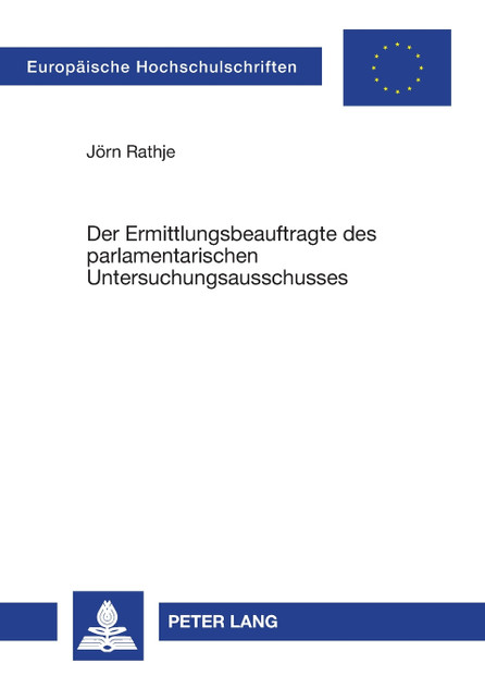 Der Ermittlungsbeauftragte des parlamentarischen Untersuchungsausschusses Der Ermittlungsbeauftragte des parlamentarischen Untersuchungsausschusses